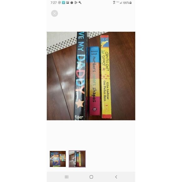 Set Of Toddler Board Books DADDY/GIRAFFES/NUMBERS/COLORS/SHAPES - Picture 3 of 4